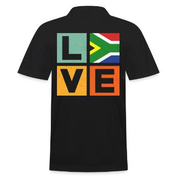 Afrique du Sud Amour - Polo Homme - noir - Dos - Kai (181cm)