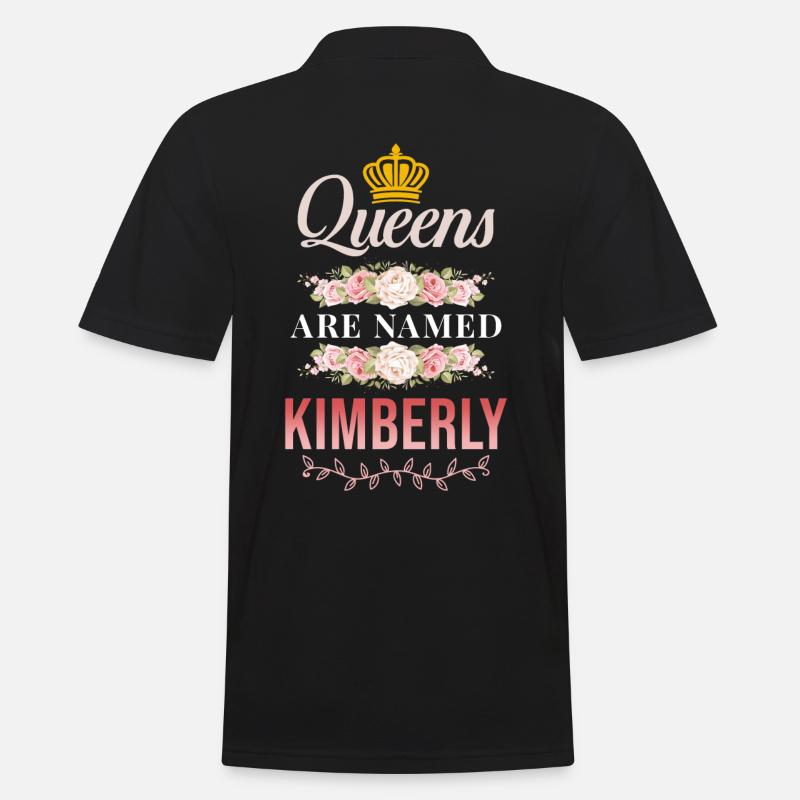 Kimberly Spruch Geschenk - Männer Poloshirt - Schwarz