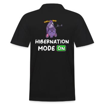 Mode d’hibernation activé avec Bat - Polo Homme - noir - Dos - Kai (181cm)