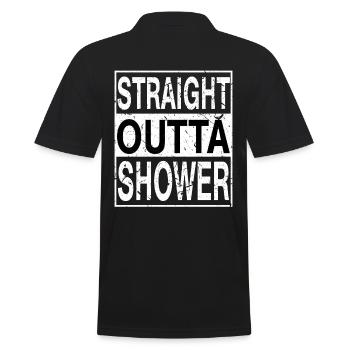Douche droite outta - Polo Homme - noir - Dos - Kai (181cm)