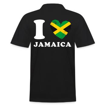 J’adore la Jamaïque - Polo Homme - noir - Dos - Kai (181cm)