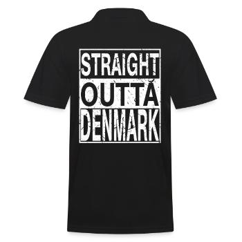 Danemark Straight outta Danemark - Polo Homme - noir - Dos - Kai (181cm)