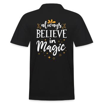 Dicton magique Croyance en la magie - Polo Homme - noir - Dos - Kai (181cm)