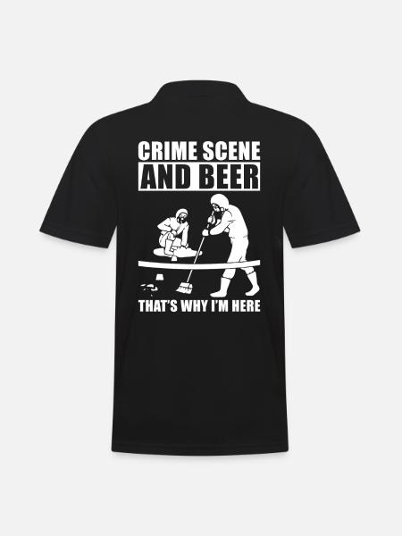 Crime Scene Cleaner - Men's Polo Shirt - black