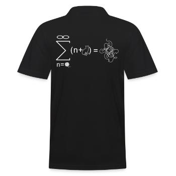 Théorie des cordes Physicien Physique Cadeau - Polo Homme - noir - Dos - Kai (181cm)