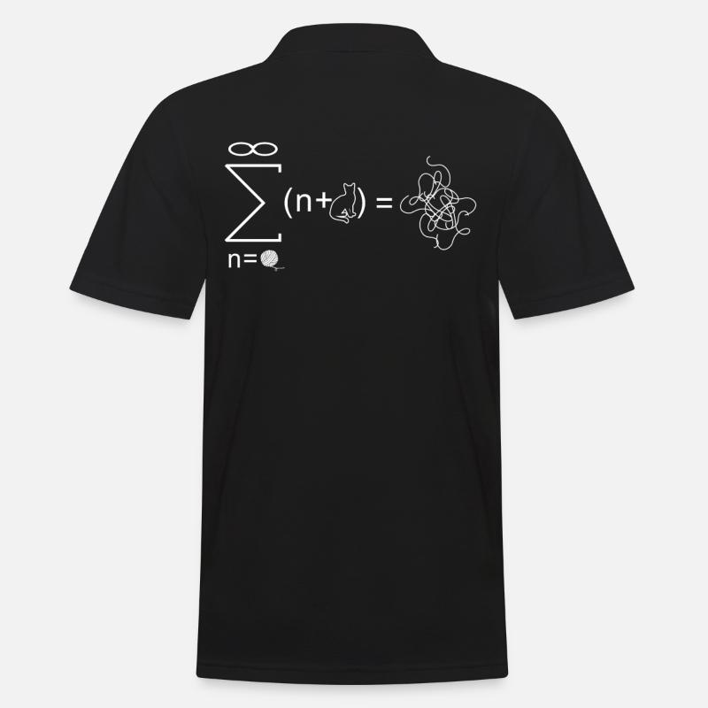 Stringtheorie Physiker Physik Geschenk - Männer Poloshirt - Schwarz