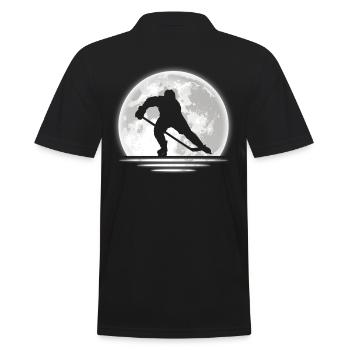 Joueurs de hockey sur glace - Polo Homme - noir - Dos - Kai (181cm)