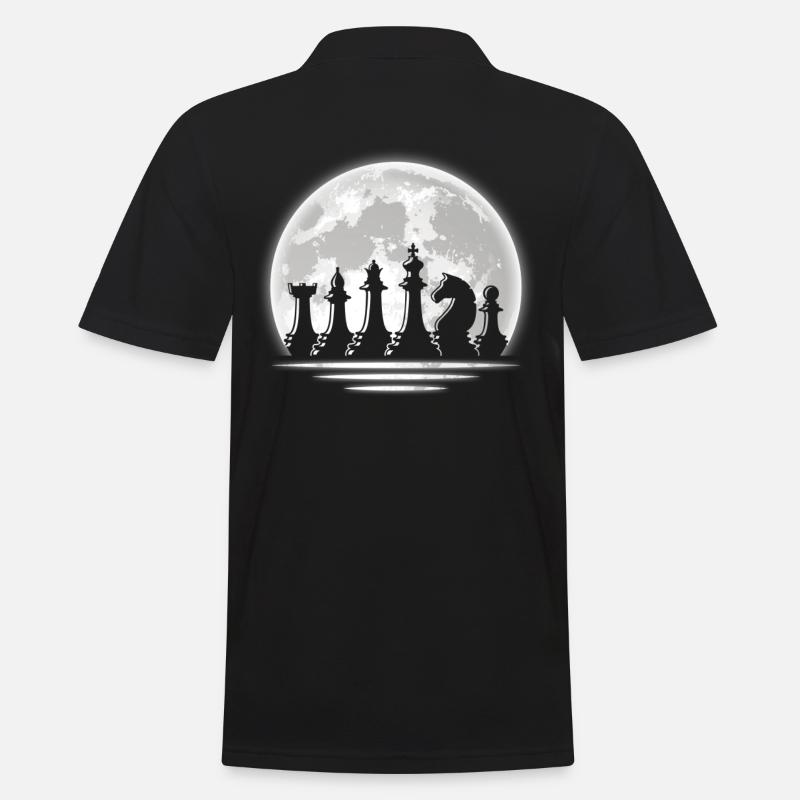 Schach - Männer Poloshirt - Schwarz