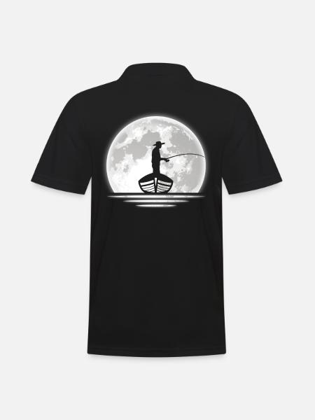 Angler - Men's Polo Shirt - black
