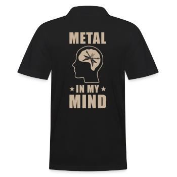 Metal Musik in my Mind - Polo Homme - noir - Dos - Kai (181cm)