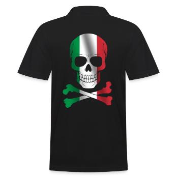Drapeau de l’Italie - Polo Homme - noir - Dos - Kai (181cm)