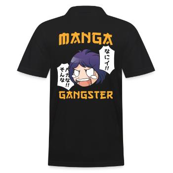 Manga Gangster - Polo Homme - noir - Dos - Kai (181cm)