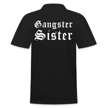 Gangster Sister - Polo Homme - noir - Dos - Kai (181cm)