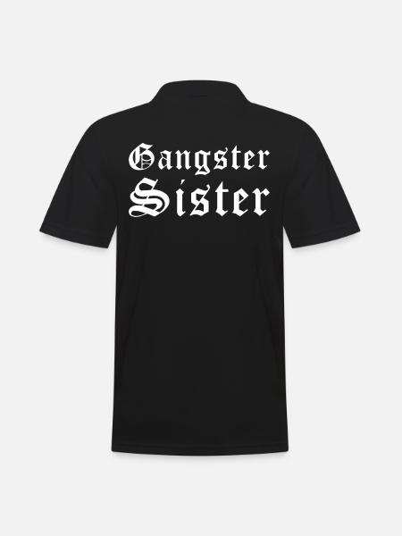 Gangster Sister - Men's Polo Shirt - black