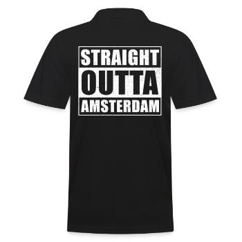 Tout droit sorti d’Amsterdam - Polo Homme - noir - Dos - Kai (181cm)