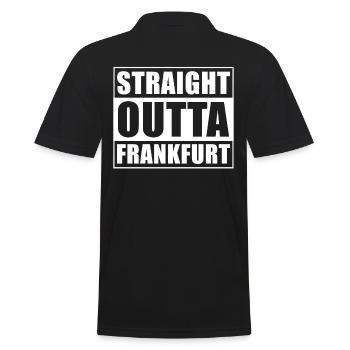 Straight outta Francfort - Polo Homme - noir - Dos - Kai (181cm)