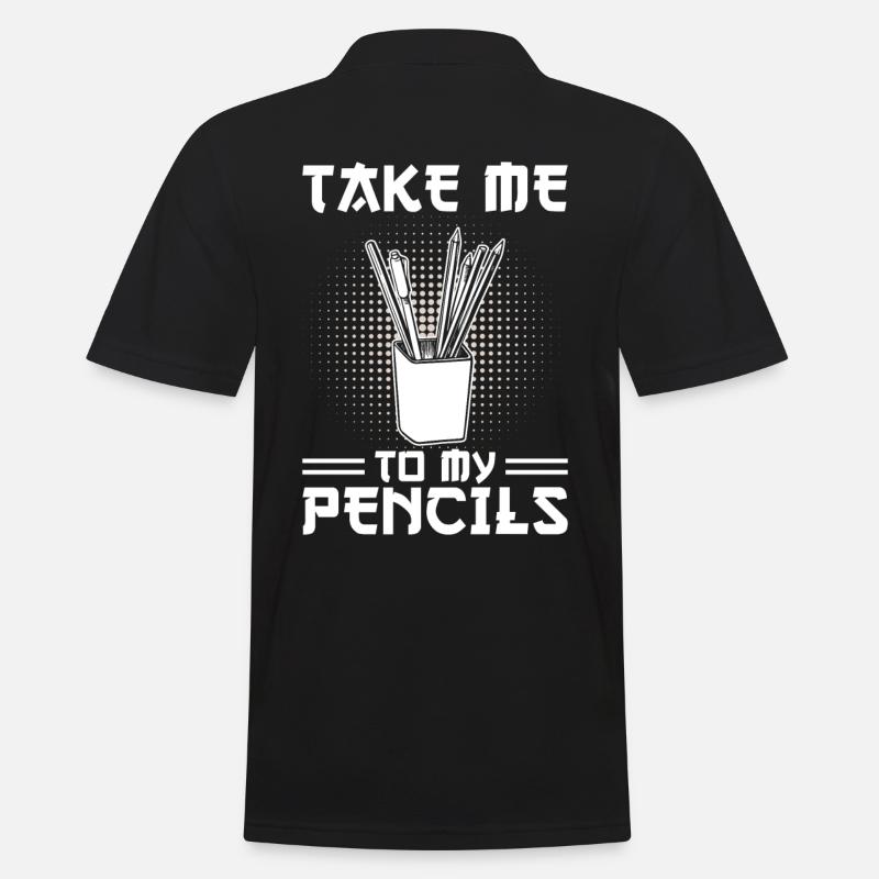 Mangaka Geschenk - Männer Poloshirt - Schwarz