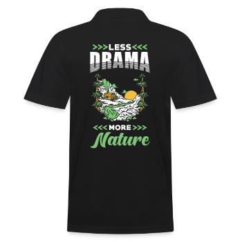 Nature - Polo Homme - noir - Dos - Kai (181cm)