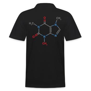 Formule Caféine - Polo Homme - noir - Dos - Kai (181cm)