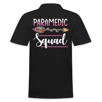 Escouade paramédicale femmes - Polo Homme - noir - Dos - Kai (181cm)