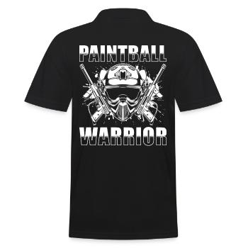Guerrier de paintball - Polo Homme - noir - Dos - Kai (181cm)