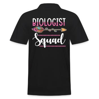 Groupe de femmes biologistes en biologie - Polo Homme - noir - Dos - Kai (181cm)