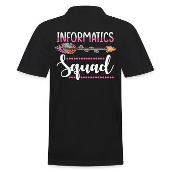 Informaticien - Polo Homme - noir - Dos - Kai (181cm)