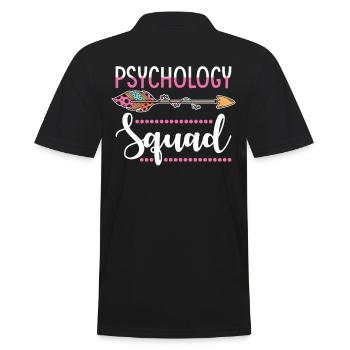 Psychologue Physchologie Groupe de femmes - Polo Homme - noir - Dos - Kai (181cm)