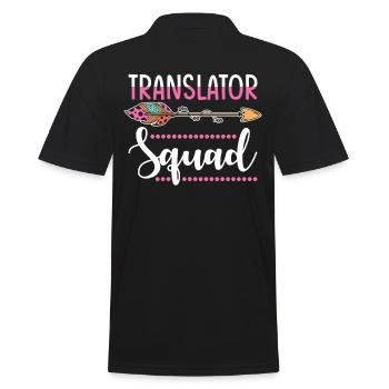 groupe de traducteurs - Polo Homme - noir - Dos - Kai (181cm)