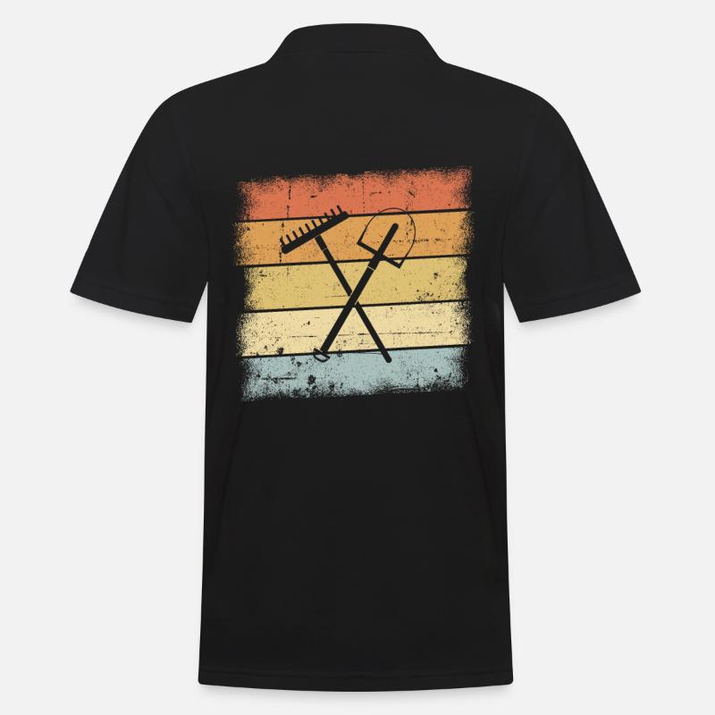 Gärtner Geschenk - Männer Poloshirt - Schwarz