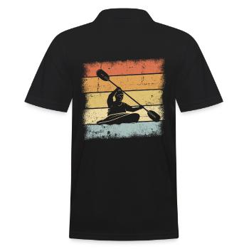 Tenue de kayak - Polo Homme - noir - Dos - Kai (181cm)