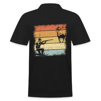 Cadeaux Hunter - Polo Homme - noir - Dos - Kai (181cm)