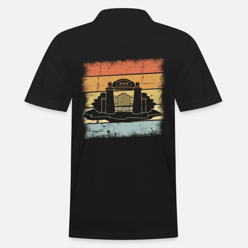 Zoowärter - Männer Poloshirt - Schwarz