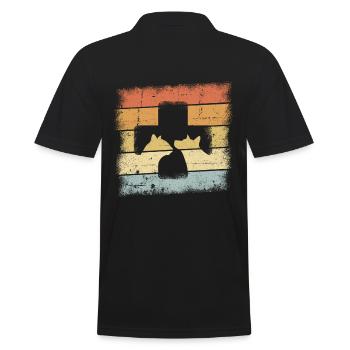 Vétérinaire - Polo Homme - noir - Dos - Kai (181cm)