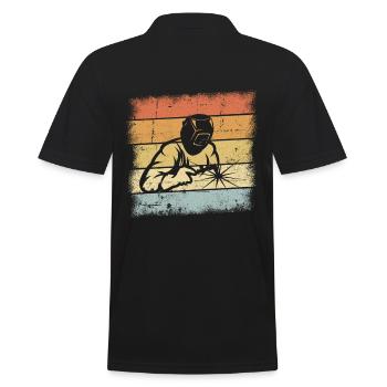 Conception de soudeur - Polo Homme - noir - Dos - Kai (181cm)