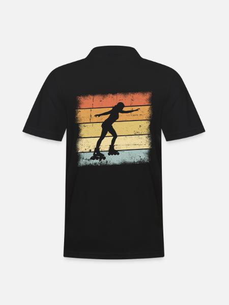 Roller derby - Men's Polo Shirt - black