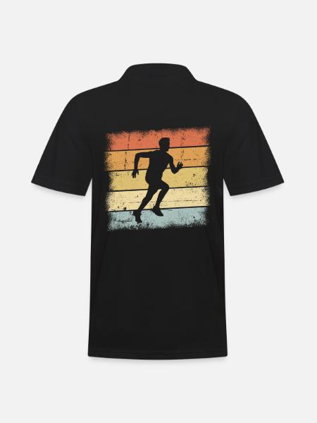 Jogging Outfit - Men's Polo Shirt - black