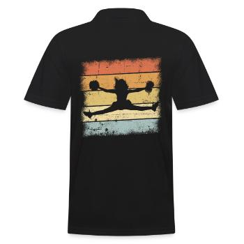 Cheerleading Rétro - Polo Homme - noir - Dos - Kai (181cm)
