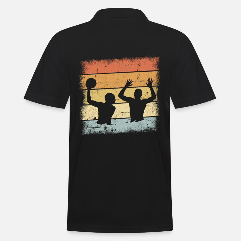 Conception de water-polo - Polo Homme - noir