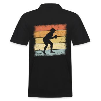 Football Rétro - Polo Homme - noir - Dos - Kai (181cm)