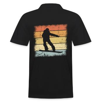 Tenue de snowboarder - Polo Homme - noir - Dos - Kai (181cm)