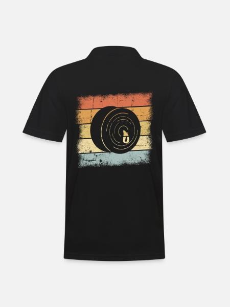 Cymbal Instrument - Men's Polo Shirt - black