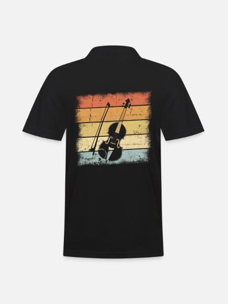 Violin - Men's Polo Shirt - black