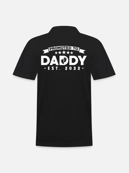 Daddy 2022 - Männer Poloshirt - Schwarz
