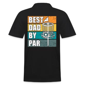 Disc Golf Dad by Par Disc Golfen Papa - Polo Homme - noir - Dos - Kai (181cm)