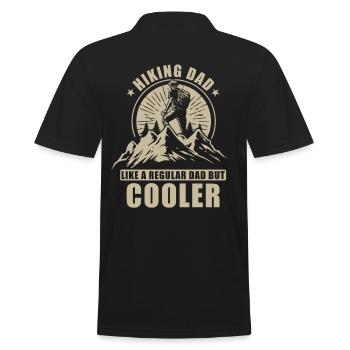Wander Papa - Männer Poloshirt - Schwarz - Hinten - Kai (181cm)