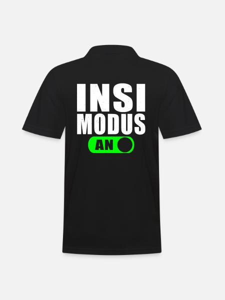 INSI MODUS - Männer Poloshirt - Schwarz