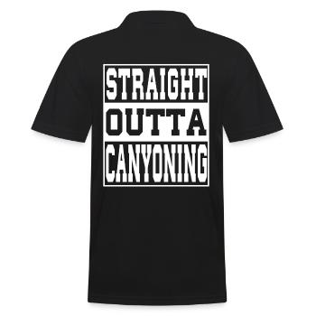 Canoe saying funny - Men's Polo Shirt - black - Back - Kai (181cm)