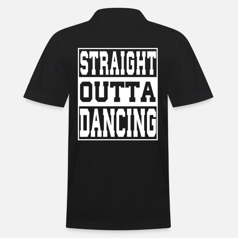 Danser en disant drôle - Polo Homme - noir