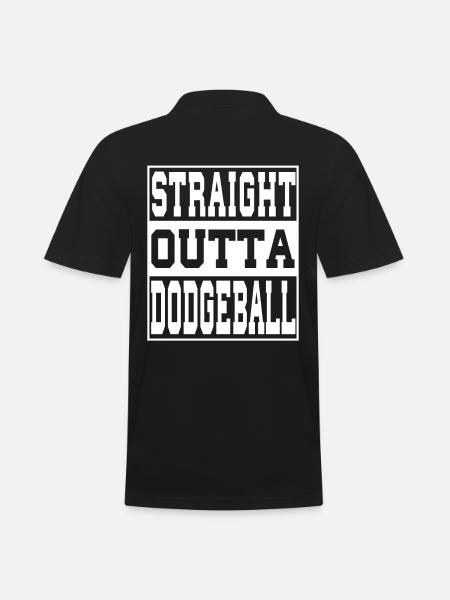 Dodgeball saying funny - Men's Polo Shirt - black